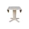 International Concepts 42 in. Solid Wood Round Dual Drop Leaf Dining Pedestal Table - 30.3 in.High, Unfinished K-42DPT-23B - alternate 4